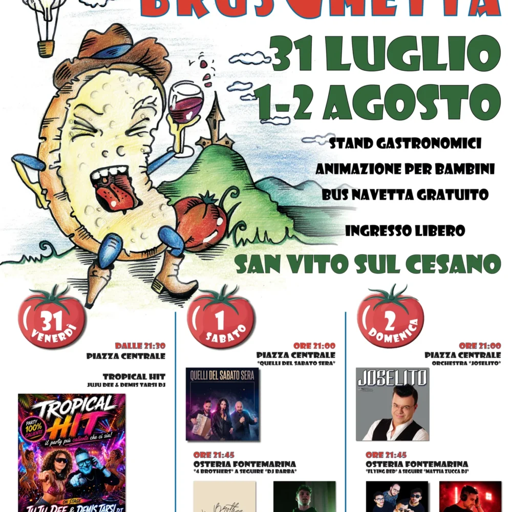 sagra della bruschetta 2026 san vito sul cesano